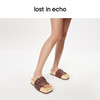 lost in echo设计师款金属多扣带毛毛厚底拖鞋女款 商品缩略图3