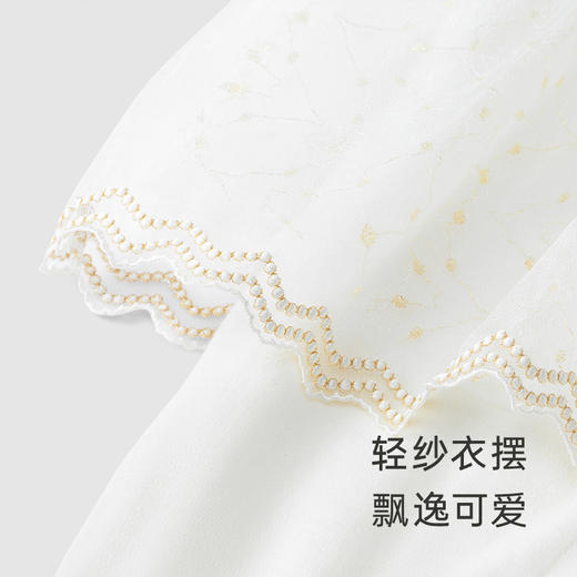 【商场同款】英氏婴儿连体爬服女宝宝假两件可爱外出包屁哈衣 商品图3