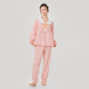 都市丽人单面无尘棉女士棉质薄款长袖长裤类家居服套装LH32L5 商品缩略图1