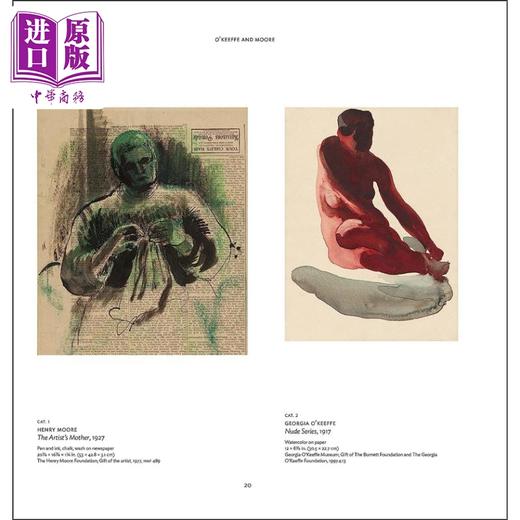 预售 【中商原版】OKeeffe & Moore 进口艺术 奥基夫和莫尔 商品图1