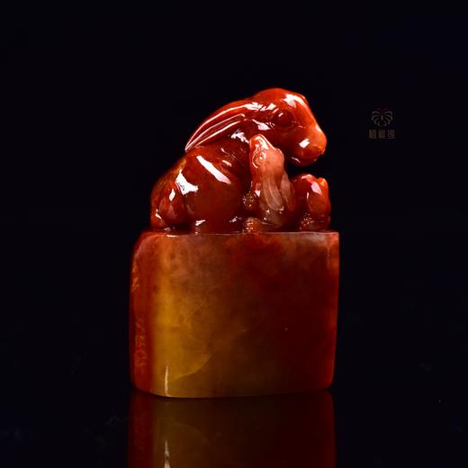 【母子情深】寿山石兔印 ZX2307038 商品图1