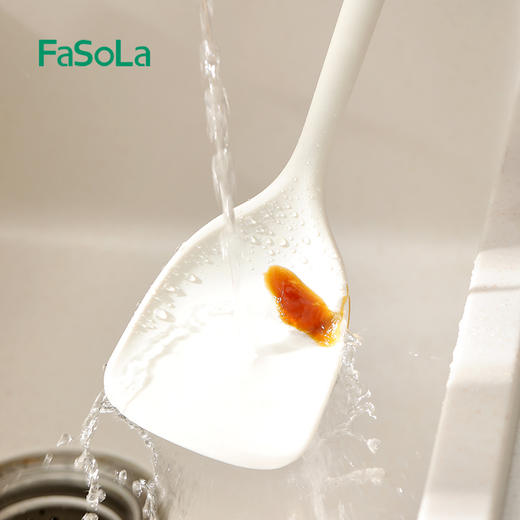 FaSoLa 静厨防烫外柔内韧尼龙硅胶不粘锅铲子汤勺 商品图11