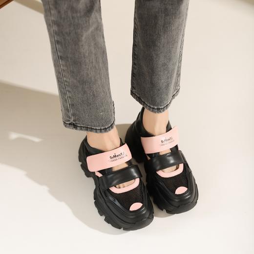 西村名物2023年秋季新款厚底老爹鞋透气薄款休闲运动鞋女X23CM34481 商品图4