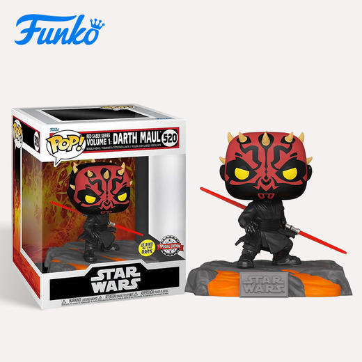 Funko POP! Deluxe Star Wars Darth Maul 星球大战 命运的决斗夜光限定款达斯·摩尔公仔手办摆件 63294 商品图3