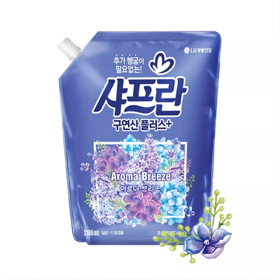 LG샤프란 롱라스팅 릴렉싱 아로마 유연제 리필2.1L