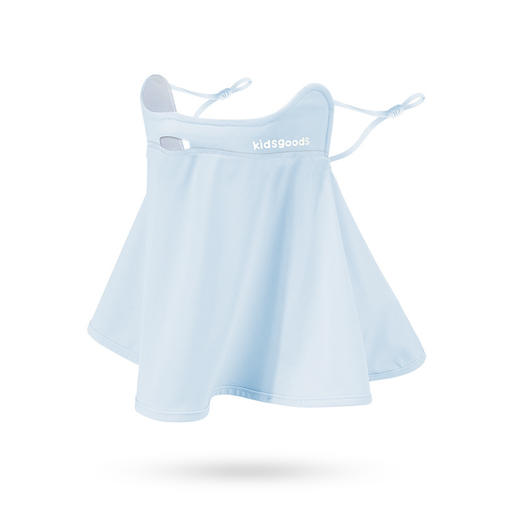 夏季儿童冰丝防晒面罩护眼角遮阳防紫外线露鼻披肩遮脸口罩 商品图4