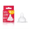 乐儿宝（bobo）奶嘴婴儿宽口径奶瓶奶嘴 宽口径硅胶奶嘴5A奶嘴特软 商品缩略图2