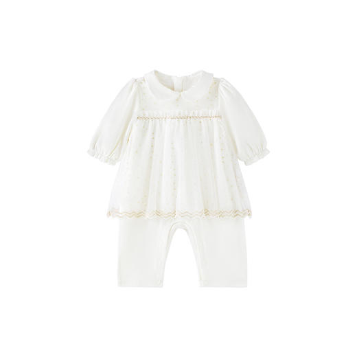 【商场同款】英氏婴儿连体爬服女宝宝假两件可爱外出包屁哈衣 商品图4