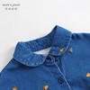 马克珍妮秋装新款 女童满底绣花裙子 儿童纯棉牛仔连衣裙 231709 商品缩略图3