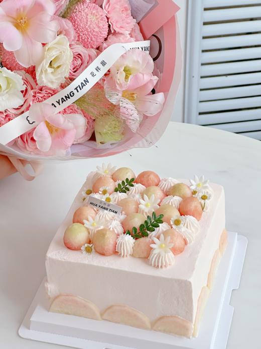 蜜桃甜心 · 奶油蛋糕  商品图0