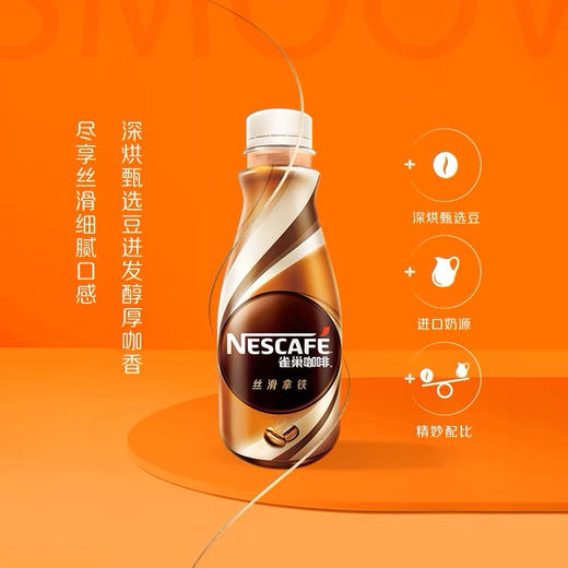 雀巢咖啡丝滑拿铁 268ml*15瓶/件 商品图1