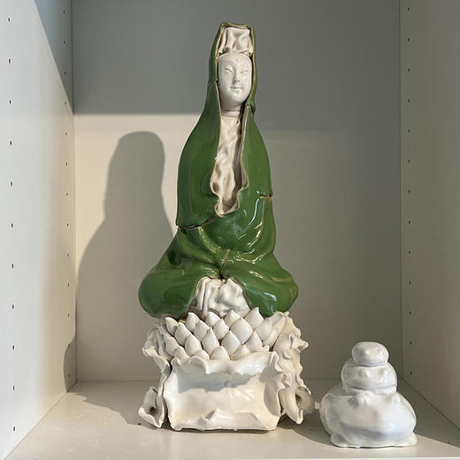 不仁斋 薛继业陶瓷雕塑 蛤蟆塔 商品图8