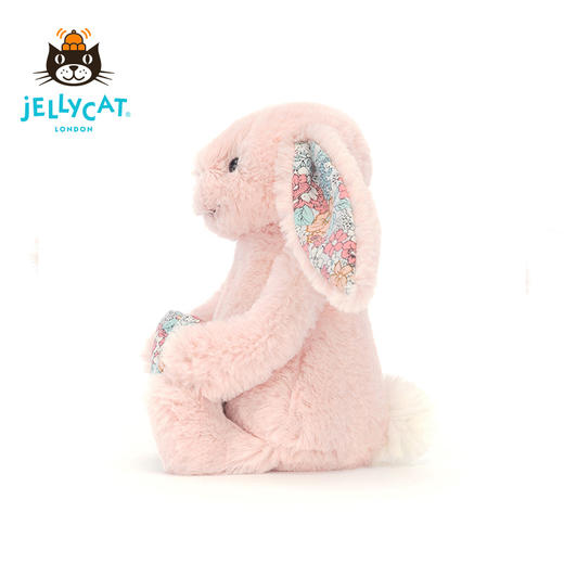 Jellycat 花耳朵系列 爱心浅桃红色 商品图2