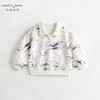 马克珍妮秋装新款 女童兔子满印polo领运动卫衣 儿童上衣231596 商品缩略图0