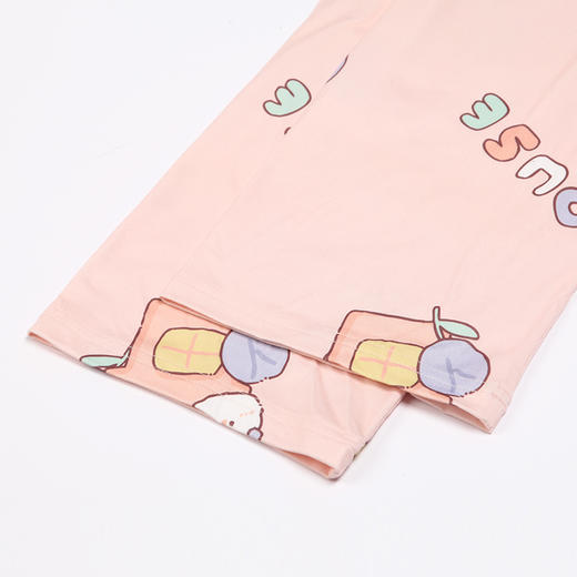 都市丽人女士牛奶丝拉架薄款长袖长裤类家居服套装LH32H1 商品图8