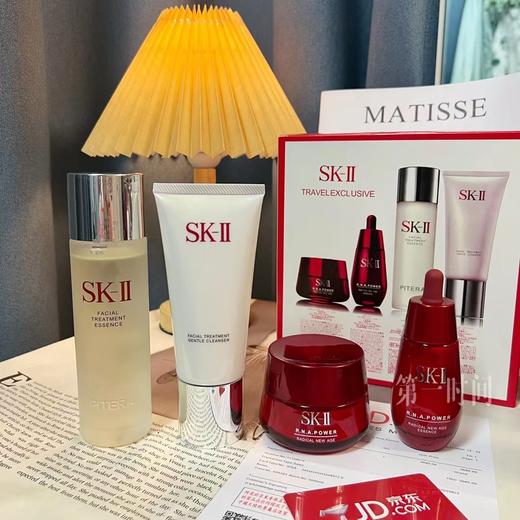 【SK四件套】京东版 万年回购款！skii四件套，洗面奶🎗神仙水🎗小红瓶精华🎗大红瓶面霜， 商品图2