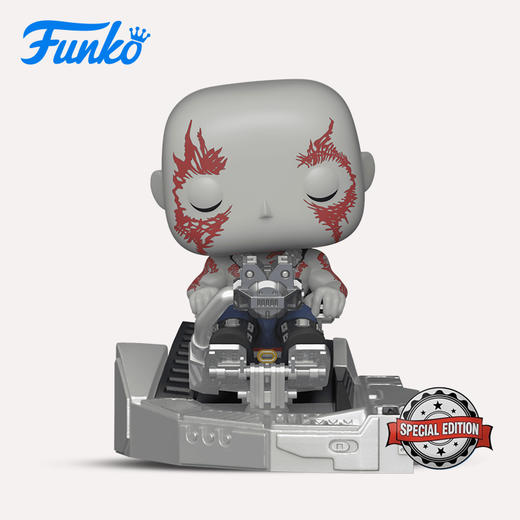 Funko POP! Deluxe Guardians' Ship: Drax 漫威复仇者联盟无限战争毁灭者德拉克斯限定款公仔手办摆件 63209 商品图0