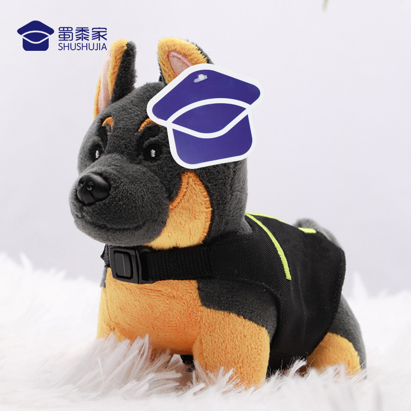 【德牧毛绒挂件】可穿脱J犬服包包挂件 毛绒玩偶挂件手机大挂件钥匙扣