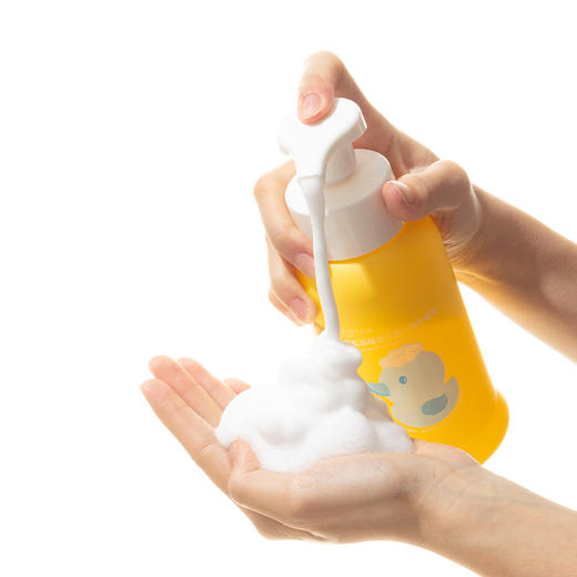 0岁以上宝宝的泡泡浴丨UNILIPO研知有理 儿童小黄鸭三合一洗护慕斯300ml 商品图2