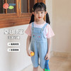 贝贝怡童装女童休闲牛仔背带裤夏季新款女宝宝兔子绣花连体裤洋气 商品缩略图0