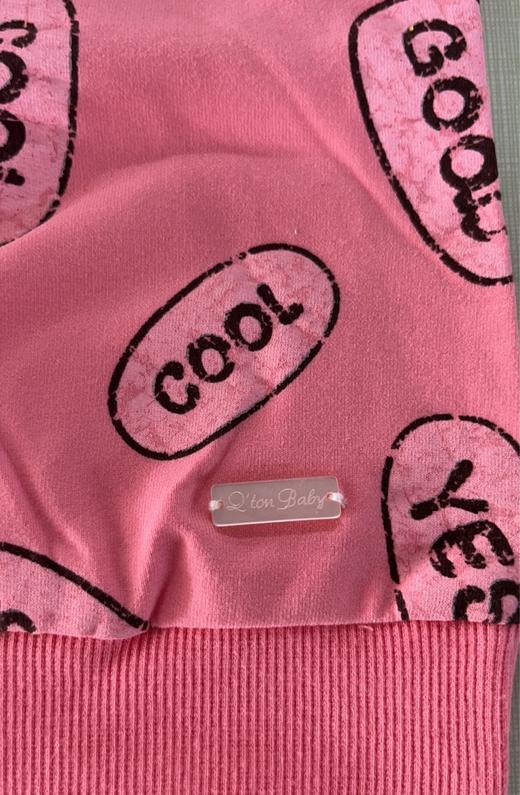 棉果果春秋款女童小毛圈圆领T恤M322180218448 商品图2