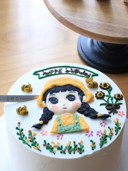 浮雕手绘可爱小女孩 商品图1