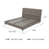 喜梦宝软床意式极简轻奢床主卧生态真皮床现代小户型皮艺软床 商品缩略图2