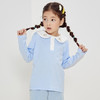 贝贝怡秋季新品女童纯色长袖T恤甜美小女孩淑女风上衣纯棉223S3044 商品缩略图3