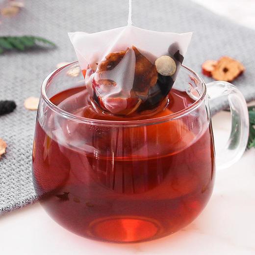 谯韵堂 人参玛咖黄精茶 250g人参桂圆枸杞玛咖五宝茶量贩装三角包 商品图3