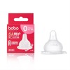 乐儿宝（bobo）奶嘴婴儿宽口径奶瓶奶嘴 宽口径硅胶奶嘴5A奶嘴特软 商品缩略图3