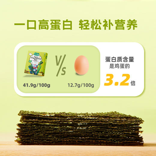 碧欧奇有机海苔系列海苔碎/芝麻夹心海苔/脆烤海苔片 商品图2