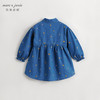 马克珍妮秋装新款 女童满底绣花裙子 儿童纯棉牛仔连衣裙 231709 商品缩略图2