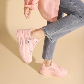 西村名物2023年秋季新款厚底老爹鞋透气薄款休闲运动鞋女X23CM34491