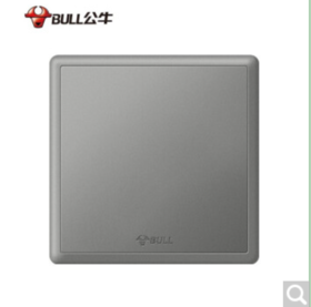 公牛 面板开关 G35 灰  白板