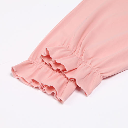 都市丽人单面无尘棉女士棉质薄款长袖长裤类家居服套装LH32L5 商品图7