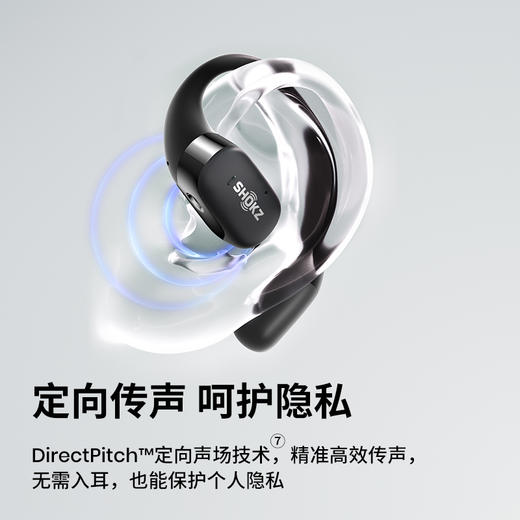 【加赠筋膜枪   开放式佩戴舒服】韶音（SHOKZ）开放式蓝牙耳机 定向传声 轻盈佩戴 稳固贴合 商品图4