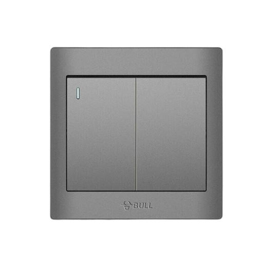 公牛 面板开关 G32 灰  二开多控 商品图0