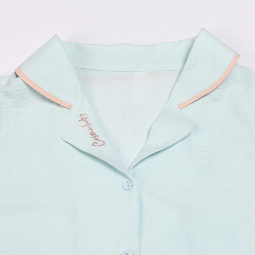 都市丽人软绵绵1.0女士梭织棉薄款长袖长裤类家居服套装LH30B9 商品图5