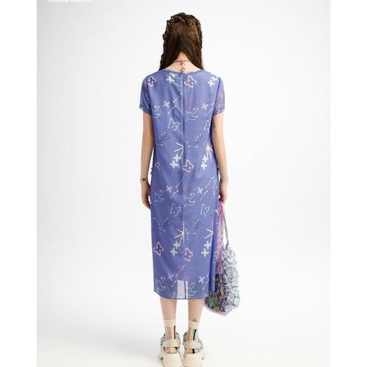 南二楼渔女装2023年夏季印花短袖连衣裙FGHB0103 商品图1