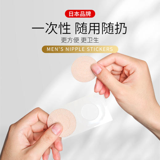 日本 Worldlife和匠 一次性男士胸贴 轻薄无感 安全黏胶 网眼透气 独立包装 商品图7