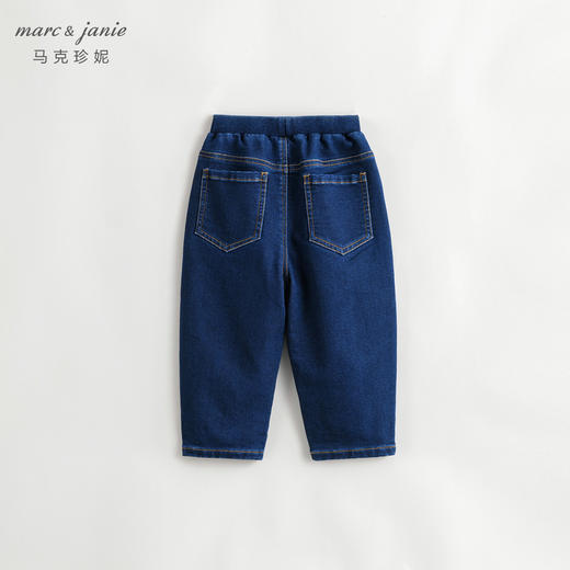 马克珍妮秋装新款 男童微弹直筒牛仔裤 儿童休闲裤子231678 商品图2