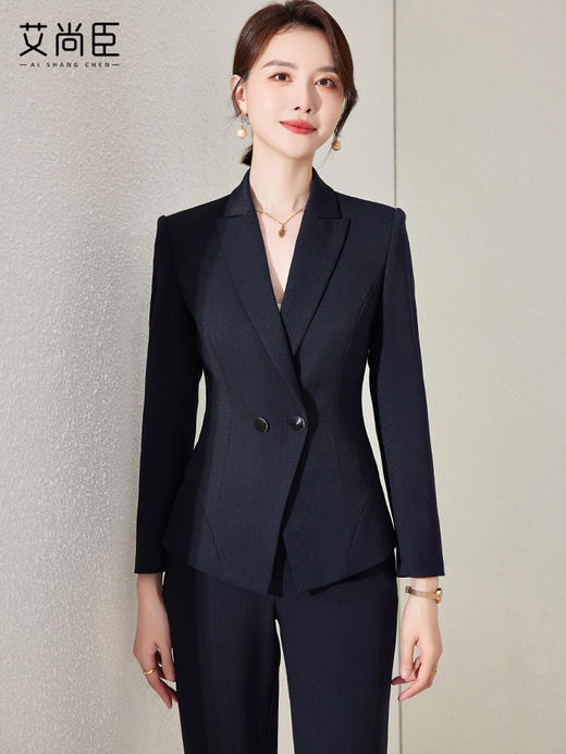 艾尚臣西装套装女秋季时尚气质酒店经理高端正装女西服外套职业装 商品图3