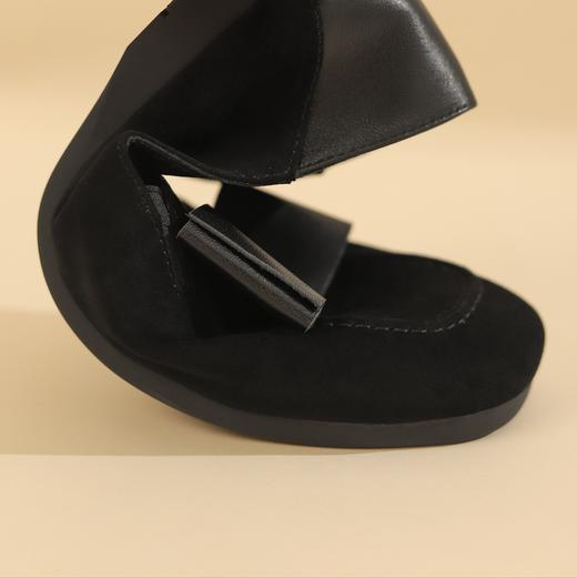 西村名物2024年秋季新款鞋超轻软底休闲鞋轻便防滑豆豆鞋X24CM33708 商品图6