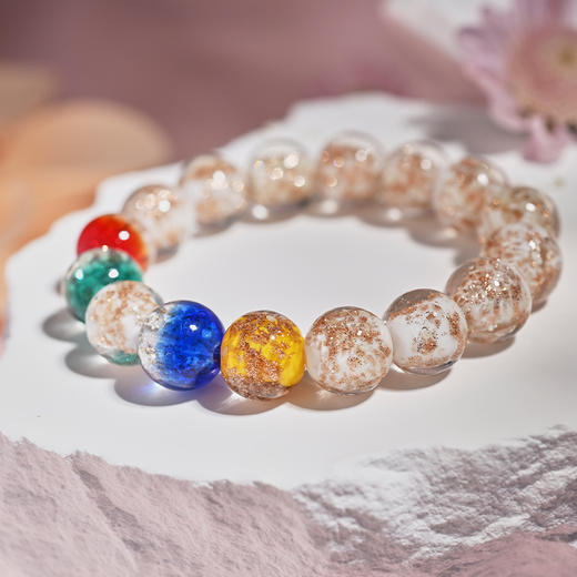 古风手链【象征平安 吉祥祝愿】御猫说 故宫手链手串念珠系列 水晶手链十八子手串佛珠 带流苏 商品图14