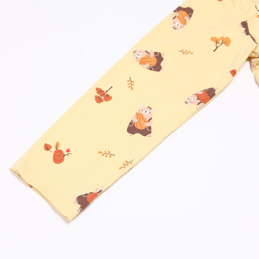 都市丽人26支CVC单面女士棉质薄款长袖长裤类家居服套装LH31F1 商品图5