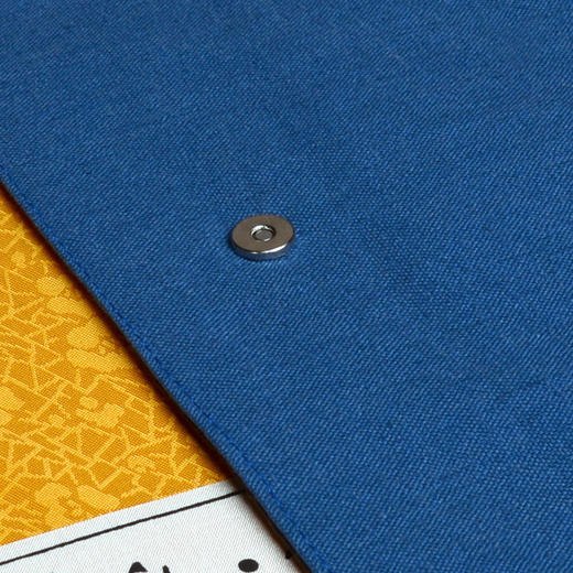 书香传家蓝色简约便携时尚宣纸线装书袋 商品图4