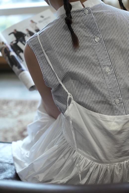 Robe de peau条纹背心 商品图0