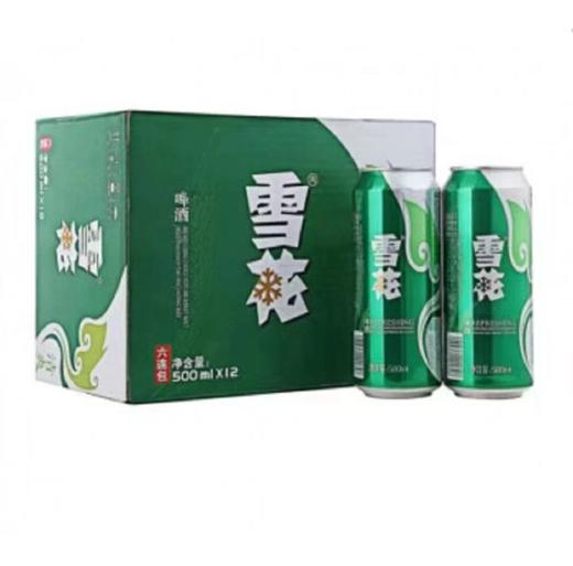 雪花清爽啤酒500ml*12罐 商品图0