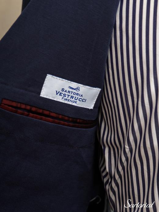 Sartoria Vestrucci 蓝色棉质单西 商品图3
