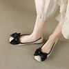 ZHR休闲豆豆鞋女春秋款软底女鞋不累脚平跟单鞋气质蝴蝶结瓢鞋女 商品缩略图2